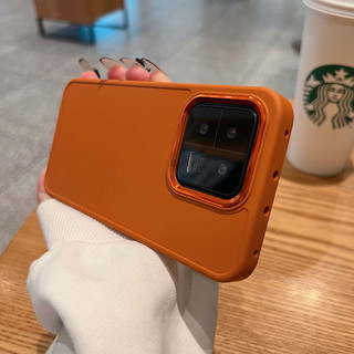 Ốp Điện Thoại Xiaomi 13 Lỏng Chống Bụi Bẩn Mới Xiaomi 14pro Ốp Điện Thoại Xiaomi 15 Chống Sốc Cảm Giác Cao Cấp Màu Trơn Điểm