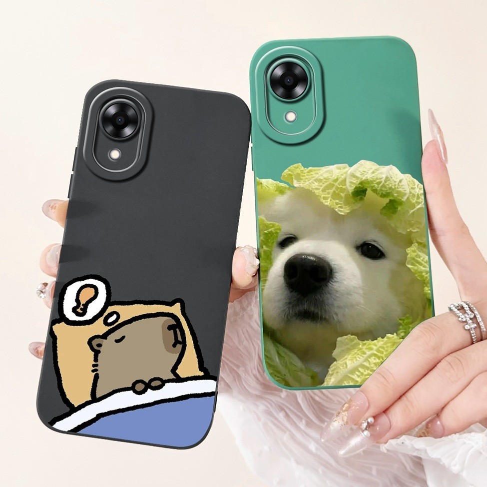 Ốp lưng Oppo A17k Thẩm mỹ Họa tiết mèo dễ thương Vỏ bảo vệ chống sốc mờ CPH2471