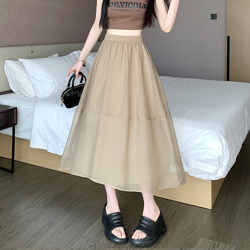 A.t.a Lưới Co Giãn Cao Cấp Ôm Hơn Nhìn Xếp Ly Váy Chữ a