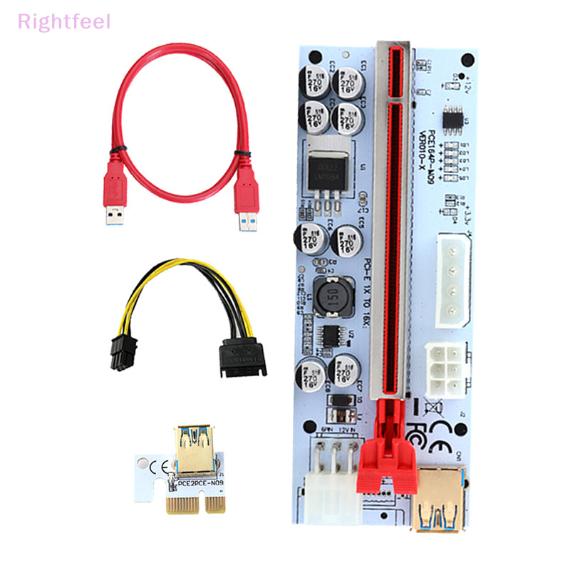 Rightfeel VER010S USB3.0 PCI-E Riser VER010 PLUS Express 1X 4X 8X 16X ...