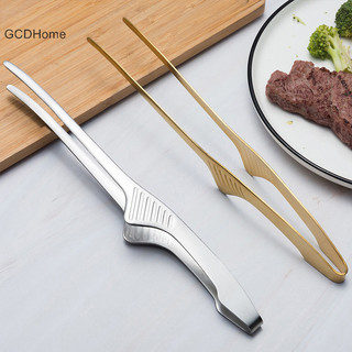 Gcdhome BBQ Kẹp Thực Phẩm Nướng Kẹp Thép Không Gỉ Phụ Kiện Nhà Bếp Nấu Ăn Ngoài Trời Nướng Chống Dính Bít Tết Kẹp Dụng Cụ Nướng Bánh HOT