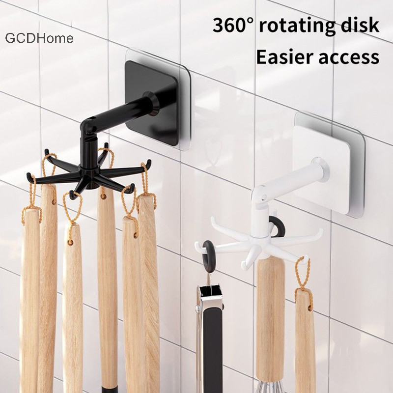 Móc Nhà Bếp GCDHome Móc Đa Năng Xoay 360 Độ Giá Để Người Tổ Chức Và Bảo Quản Thìa Móc Treo Cho Tiện Ích Nhà Bếp HOT