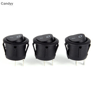 NDY 1Pc 2-PIN ON-OFF SPST Round Dot Car Auto Rocker Chuyển đổi + Vỏ chống nước N