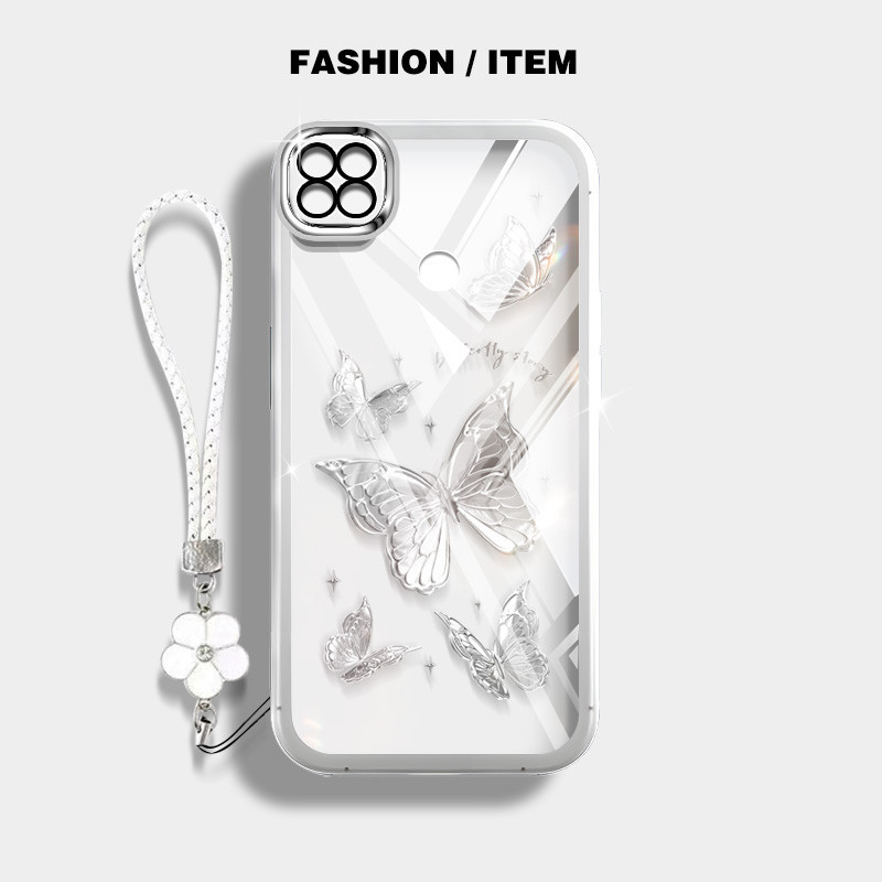 Ốp Điện Thoại YBD INS Style Cho Xiaomi POCO C31 Redmi 9C 9 Activ 10A 10C 10 Vỏ Bướm Niche Power Được Trang Bị Bảo Vệ Ống Kính