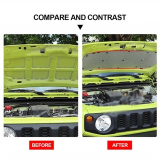 Lookshow 111cm x 44cm Xe Động Cơ Hood Cách Âm Cotton Cách Nhiệt Âm Miếng Lót Chết Phụ Kiện Cho Suzuki Jimny JB74 2019 + E8I5