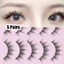 EBINLANDS Lông mi quỷ nhỏ, Lông mi giả quỷ nhỏ, Tóc chồn thủ công Trang điểm tự nhiên Full Strip Lông chồn Lông mi mắt để mở rộng lông mi DIY