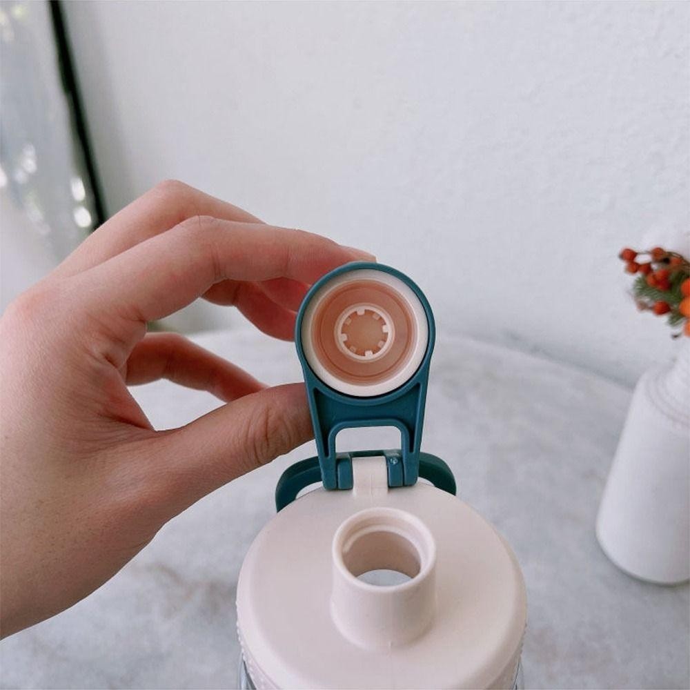 Bình nước GAVESTO, Chai nước uống nhẹ chống rò rỉ, Dung tích lớn 0,6L / 0,8L / 1L di động có dây đeo tay cầm Ấm đun nước du lịch bằng nhựa Leo núi Đi bộ đường dài