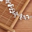 Vòng tay ghi chú âm nhạc FUJIOU, Vòng tay bạc thời trang thẩm mỹ, Trang sức tinh tế Tuyệt đẹp có thể điều chỉnh tám nốt tay Dây chuyền nữ