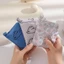 Ví đựng tiền xu sinh viên ESSENCEH, Hộp đựng thẻ ví di động Hàn Quốc, Gói mặt dây chuyền Canvas Túi lưu trữ nhỏ dễ thương