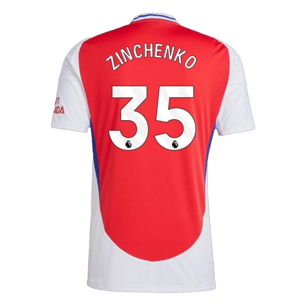 Áo sân nhà Arsenal 2024-2025 cho các cầu thủ Tomiyasu, Smith, Gabriel, Nketiah, và Zinchenko - Phiên bản Plus Size
