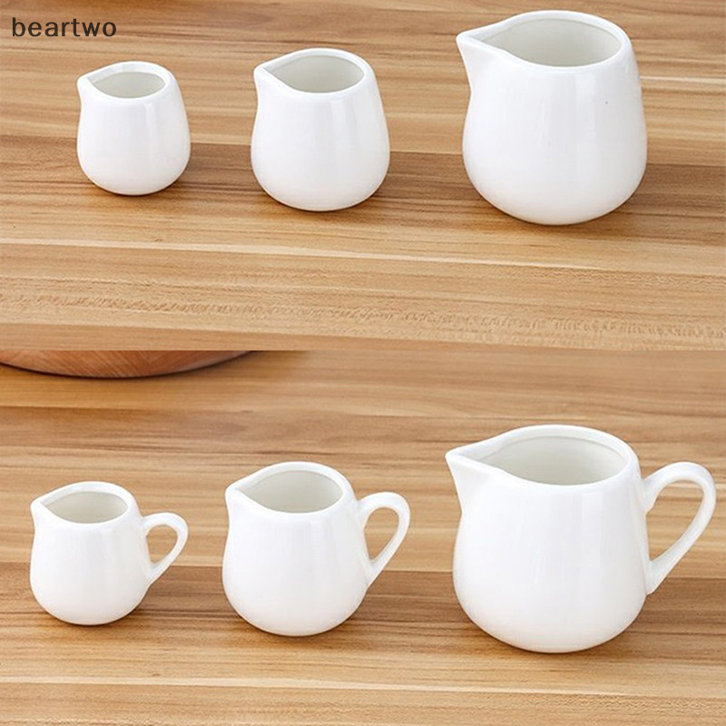 < Beartwo > 1 Máy Tính Gốm Sứ Nước Sốt Bình Cà Phê Salad Dressing Cup Server Đẹp