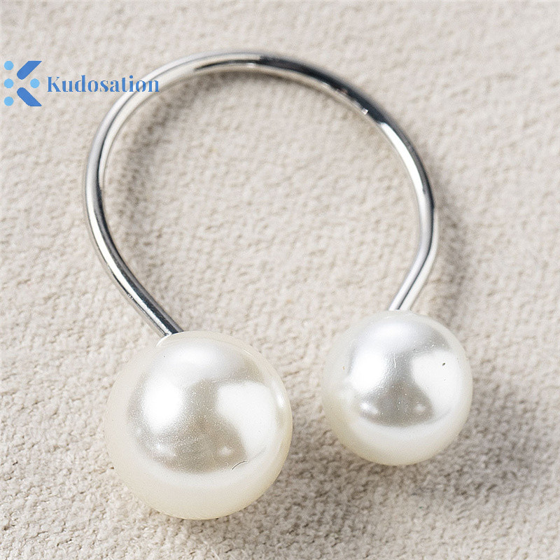 Kudosation 1 Chiếc Khăn Ăn Nhẫn Bánh Mì Nướng Hình Chữ U Nhẫn Khăn Ăn Khóa Phương Tây Khăn Ăn Vòng