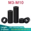 ROLY 10 Cái / gói Miếng Đệm ABS, Bảng PCB Hỗ Trợ Chân Đế Rỗng Không Nhăn, M3-M10 Tivi Lắp Đặt Cột Trụ Tròn Nylon Máy Giặt