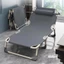 Giường gấp NOTE1, Recliner gấp đa chức năng có thể điều chỉnh, Phòng chờ ngủ gia đình bền bỉ Văn phòng tại nhà ngoài trời