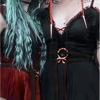 NECKLACEMASK Troll Dây Thắt Lưng Chữ Thập, Thắt Lưng Kim Loại Dây Dài, Thời Trang Không Đều Trang Trí Shaman Pagan
