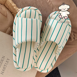 Xixitiao Dép Làm Từ Chất Liệu Cotton Và Lanh Phù Hợp Cho Mọi Mùa Đế Mềm Mại Dành Cho Nữ