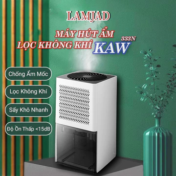 Máy hút ẩm lọc không khí 50m2 , Máy hút ẩm tủ quần áo, máy hút ẩm phòng ngủ- Yên Tĩnh
