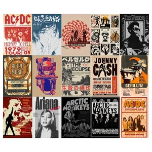 A5 In Màu - Set 50 Tờ Poster Giấy Dán Tường - HÌNH MUSIC - Decor Trang Trí Nhà | MS: 111456