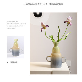 Trang trí nội thất Bình thủy tinh màu Morandi Nordic ins