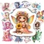 Bộ 25 Sticker Công Chúa Trang Trí Cute - Dán Laptop, Sổ Tay, Điện Thoại, Bình Nước, Mũ Bảo Hiểm