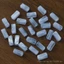 Hạt ngọc giả hình trụ mây gradient phong cách cổ điển, hạt rời DIY thủ công bằng acrylic