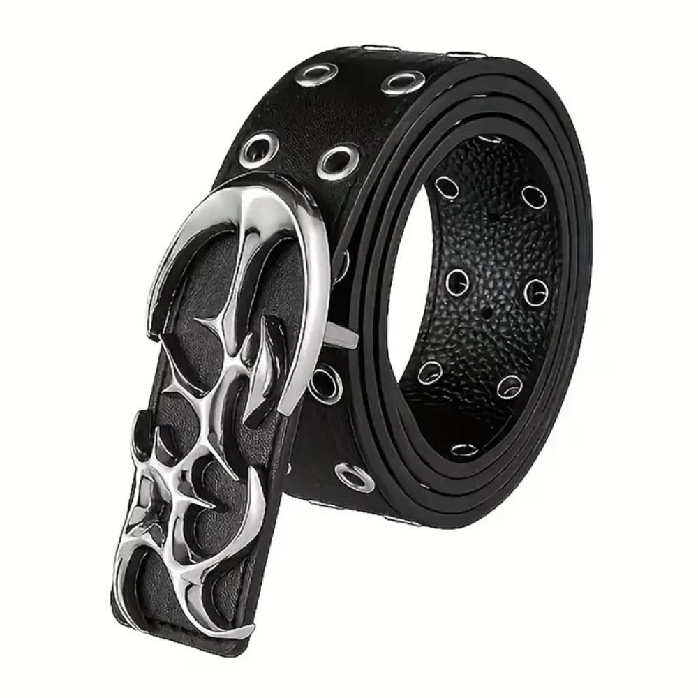 [Giao hàng nhanh] Thắt lưng SIMPLEAID da PU, dễ điều chỉnh,style punk