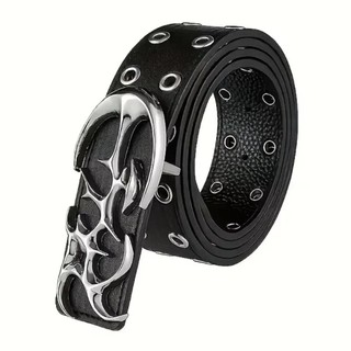 Thắt lưng ORDOBOX da PU, điều chỉnh được, khóa rỗng - Phụ kiện thời trang