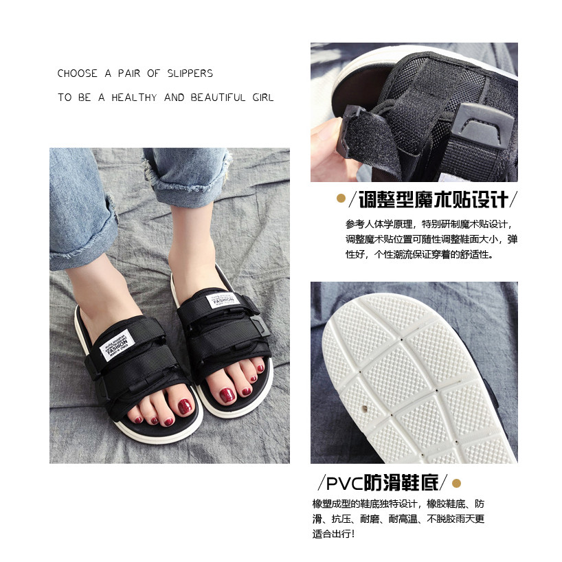 Dép Nữ Mùa Hè Ngoài Mặc Chống Trơn Trượt Flip-Flops Cặp Đôi Đi Biển Phiên Bản Hàn Quốc Hợp Thời Trang