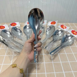 Vá xới cơm bằng inox - vá cơm inox, Muôi xới cơm dùng múc cơm  - Phương Trang