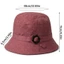 IAPPORTUNIA Mom Bucket Caps, Mũ chống nắng nữ vành rộng nhẹ, Mũ bảo vệ mặt mùa xuân mùa hè Mũ ngư dân dành cho người trung niên và người cao tuổi