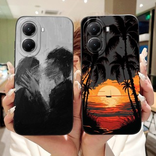 Dành Cho Poco X7 Pro PocoX7 Plus Vỏ Bảo Vệ Ống Kính Poco X 7 X7Pro Vỏ Điện Thoại Silicon Mềm Hoàng Hôn Thời Trang Mới