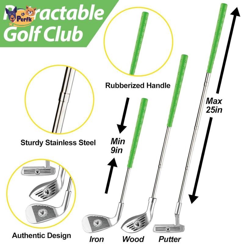 Bộ Golf Tập Đi Cho Bé 3 4 5 6 Tuổi Bé Trai Bé Gái Quà Tặng Sinh Nhật Giáo Dục Golf Bộ Đồ Chơi Cho Bóng Trong Nhà Đồ Chơi Sân Vườn Sân Sau