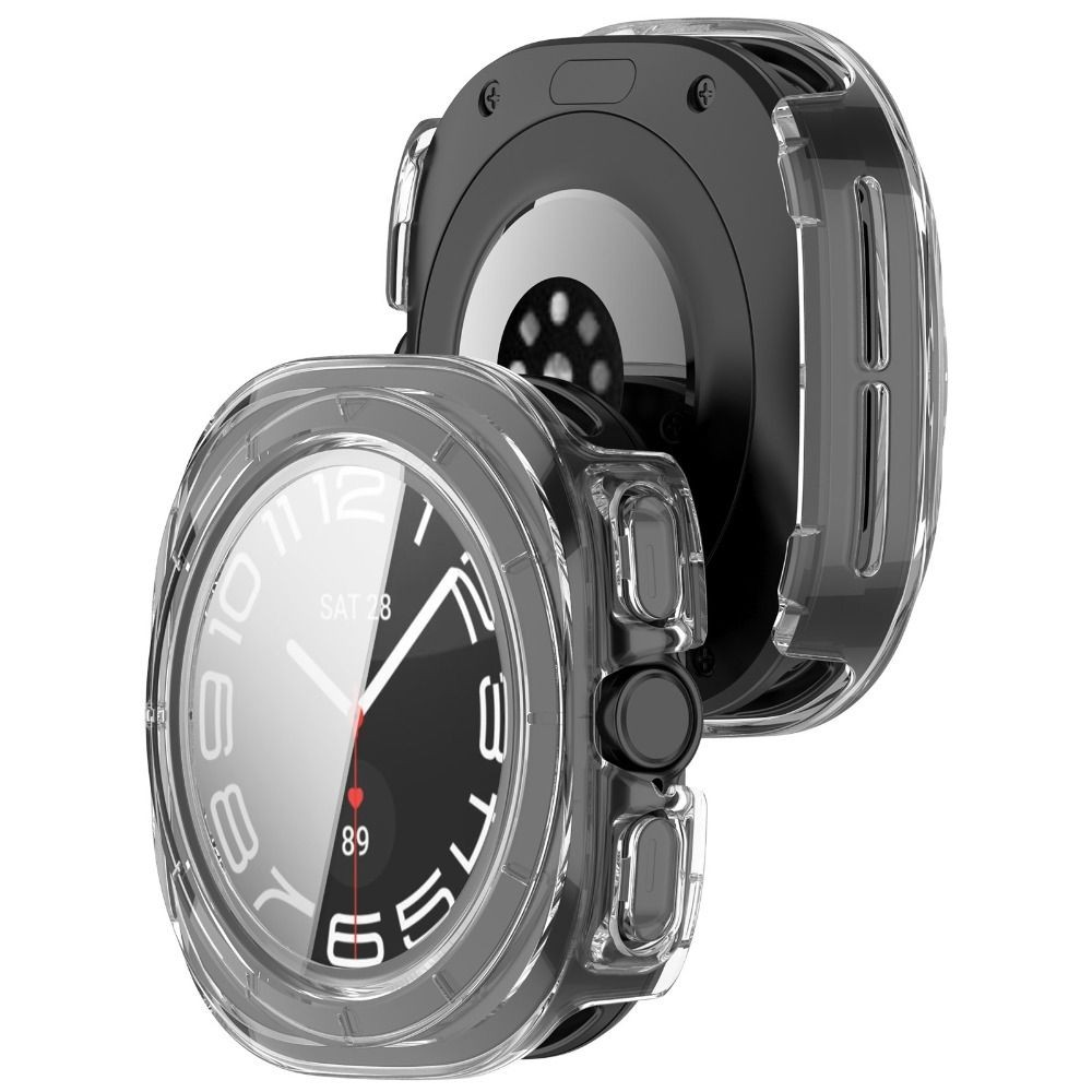 PC + Kính Cường Lực Dành Cho Samsung Galaxy Watch Ultra 47 Mm Bảo Vệ Màn Hình Ốp Lưng Cứng Galaxy WatchUltra Phụ Kiện