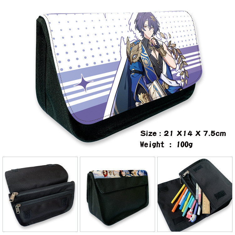 HK1 Honkai Star Rail Hoạt Hình Anime Hộp Đựng Bút Chì Dung Tích Lớn Sinh Viên Hộp Đựng Bút Túi Dung Tích Lớn Văn Phòng Phẩm Ba