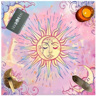 Ez Tarot Khăn Trải Bàn Chống Vết Bẩn Và Nước Cho Phòng Ăn Ăn Trang Trí Bàn Thánh Khăn Trải Bàn