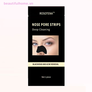 [Beautifulhome] Mặt nạ loại bỏ mụn đầu đen Unisex Peel Dải mũi Làm sạch sâu Thu nhỏ lỗ chân lông Mũi đen Loại bỏ nhãn dán Mặt nạ chăm sóc da [làm đẹp]