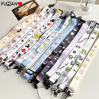 Hoạt Hình Dễ Thương Fubao Panda Điện Thoại Dây Chống Mất Điện Thoại Phòng Chống Rơi Phụ Kiện Điện Thoại Dây Dây Đeo Dây Có Thể Điều Chỉnh Chiều Dài Đeo Ngang Dây