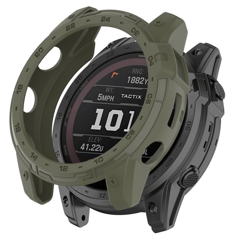 Garmin Tactix7 Enduro2 Chất Lượng Cao Silicon Mềm Rỗng Ra Khung Ốp Lưng Đồng Hồ Thông Minh Dành Cho Garmin Tactix 7 Enduro 2 Chống Trầy Xước Chống Vân Tay Bảo Vệ Màn Hình Đồng Hồ