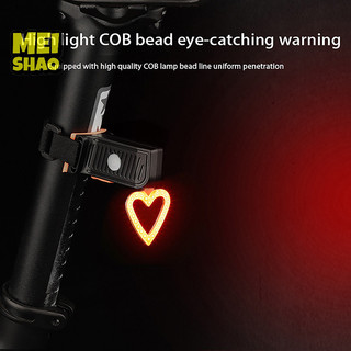 MeiShao Xe Đạp Đèn Phía Sau Photon Thả Đèn Cảnh Báo Chống Nước Sạc Đèn Hậu LED Xe Đạp Đường Bộ Đi Xe Đạp Photondrop Ánh Sáng
