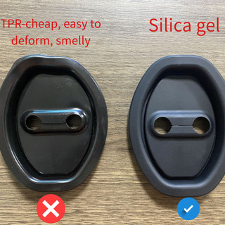 4 Cửa Ô Tô Tắt Tiếng Giảm Chấn Đệm Silicon Khóa Cửa Khóa Cửa Ô Tô Chống Va Chạm Vỏ Bảo Vệ TDRE