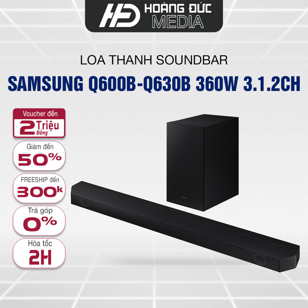 Loa Thanh Soundbar Samsung HW-B750D/XV 5.1 400W Và HW- Q630B 3.1.2 ...