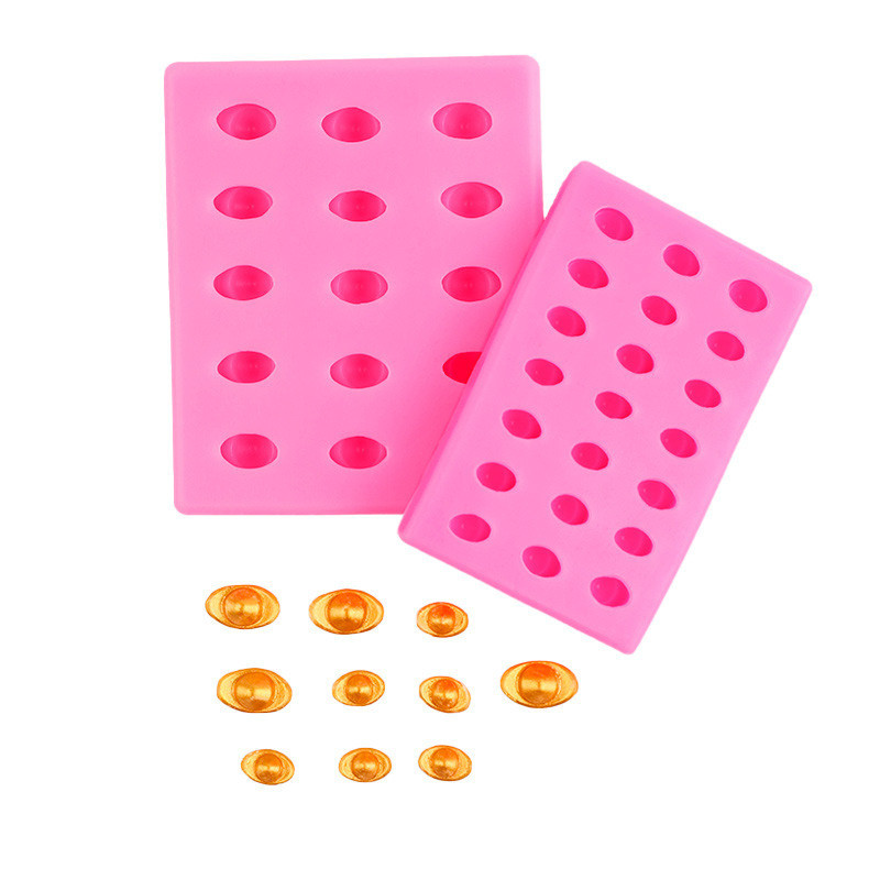 Mini Vàng Thỏi Mô Hình Khuôn Silicon DIY Khuôn Socola Thỏi Bánh Sinh Nhật Trang Trí Đồ Trang Trí Khuôn