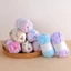 Sợi len thô SMILE, 50g / bóng Sợi ren dải băng đầy màu sắc, Khăn móc DIY Khăn quàng cổ dệt kim Chủ đề chống đóng cọc Chenille Sợi đan tay