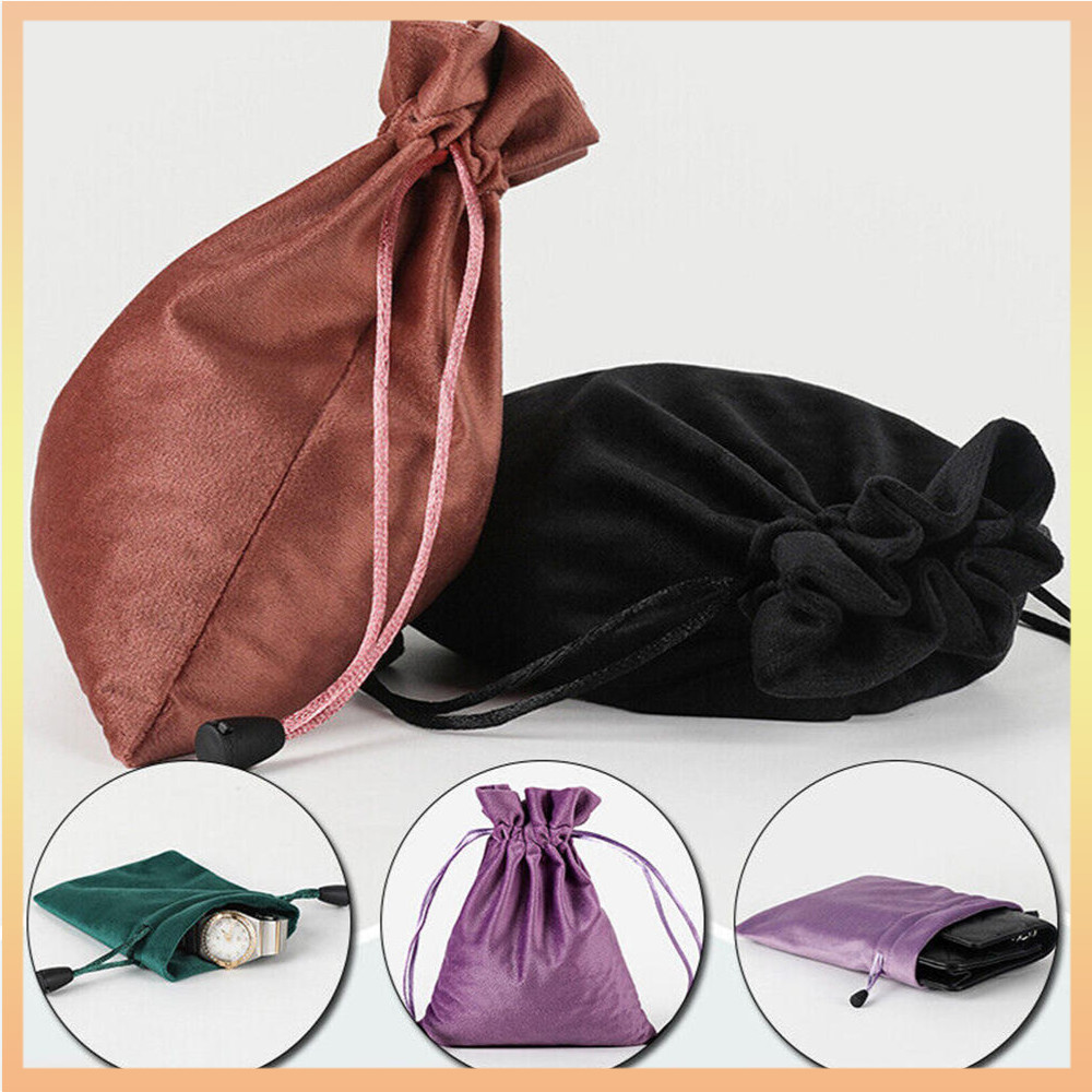 Túi Nhung Lớn Trang Sức Tiệc Cưới Tặng Túi Dây Rút 6 Kích Cỡ | Shopee ...