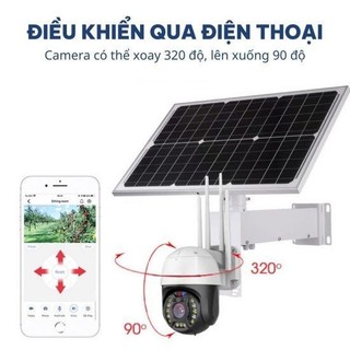 HÀNG CHÍNH HÃNG |Camera Năng Lượng Mặt Trời Cg19 Dùng Sim 4g (Solar Pt Camera 4.0mpx), Cảm Biến Chuyển Động, Chống Nước.