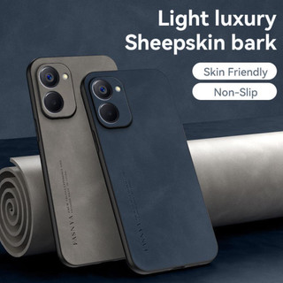Ốp lưng Realme v20 RMX3611 realmev20 Vỏ chống rơi và hấp thụ sốc làm bằng da cừu chất lượng cao và vỏ cứng thân thiện với da