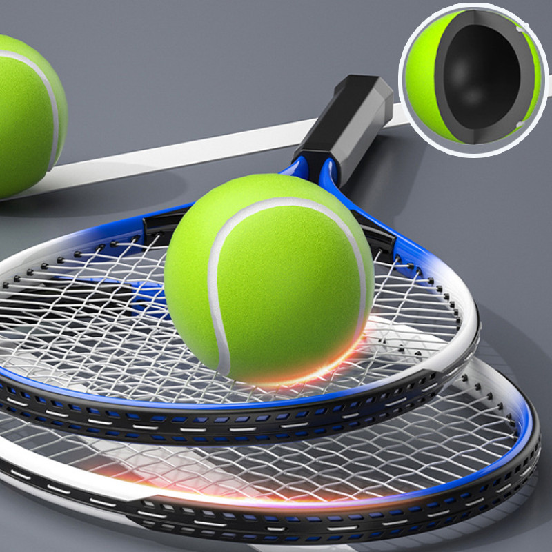 Bộ Dụng Cụ Tập Tennis Cho Một Người,Có Dây Có Thể Đàn Hồi, Bộ Vợt tennis Tự Tập Luyện Tiện Dụng Cho Người Mới Bắt Đầu