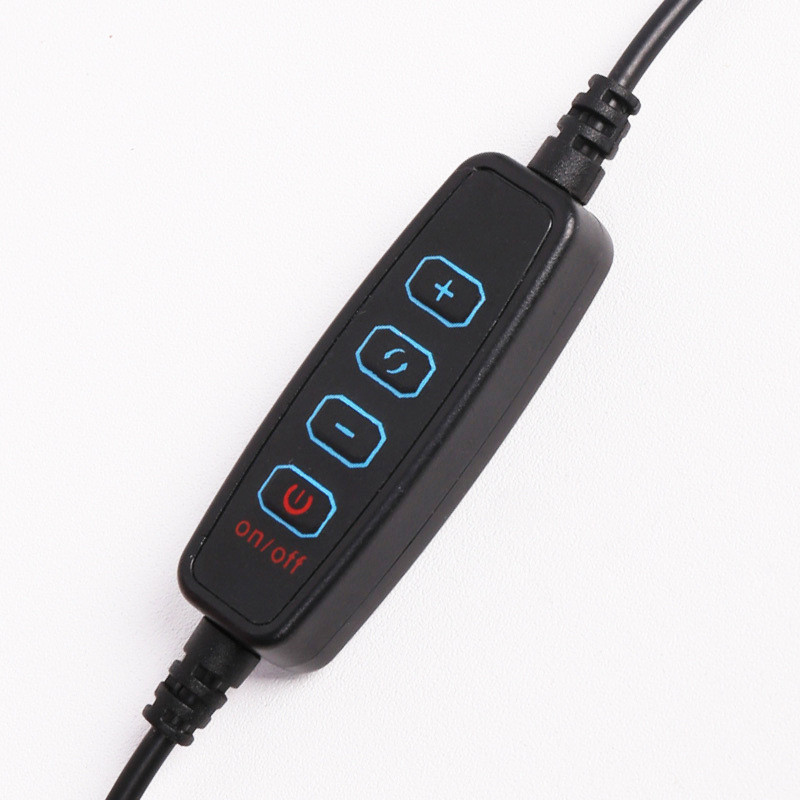 Đèn livestream bán hàng kèm kẹp điện thoại các sz 26,30,33cm chân 2m1 - Đèn livestream quay video