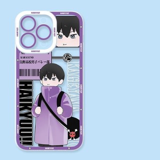 Ốp Điện Thoại Cho Iphone 11 12 13 14 15 Pro Max 6 6S 7 8 Plus 7Plus 12 Mini XS Max XR SE 2022 Ốp Lưng Anime Dễ Thương Haikyuu Oikawa Tooru Vuông Họa Tiết Mềm Chống Rơi Silicon