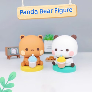 Jkdesign Hoạt Hình Thu Nhỏ, Sưu Tập Bubu Dudu Gấu Trúc Hình, Búp Bê Kawaii Dễ Thương Trang Trí Nhà Cửa
